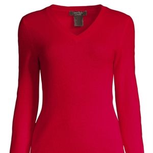 DONATING SOON Cashmere V-neck Pullover Sweater